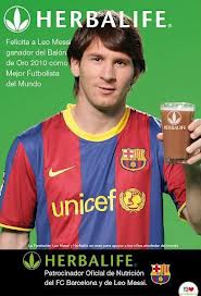 david beckam and herbalife joined by lionel messi
