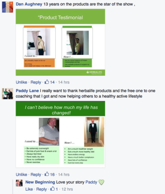 herbalife product results