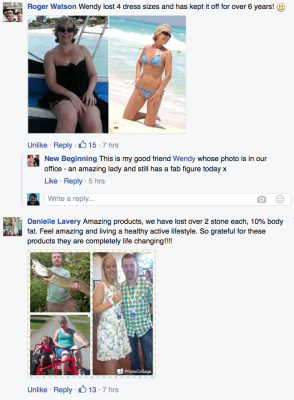 herbalife product results