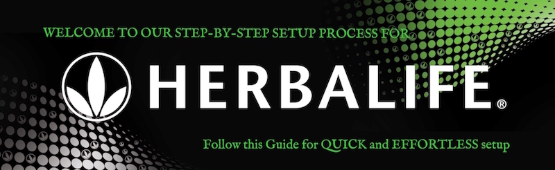 Setup banner