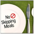 no skipping meals