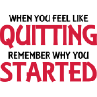 feel like quitting